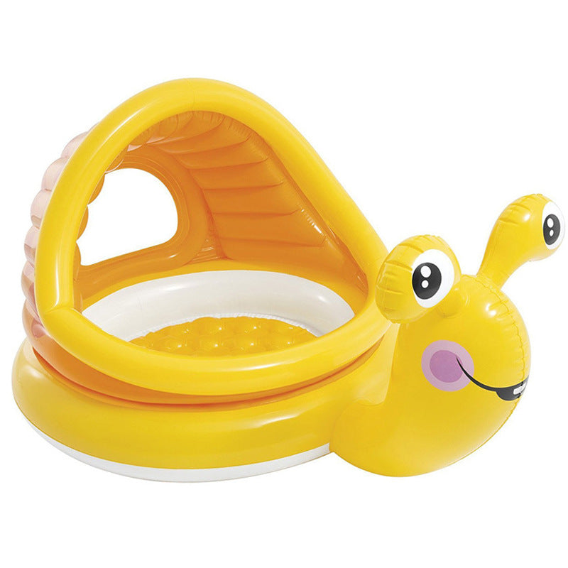 Women Inflatable Children's Pool with Cheerful Animal Motif Stornfield