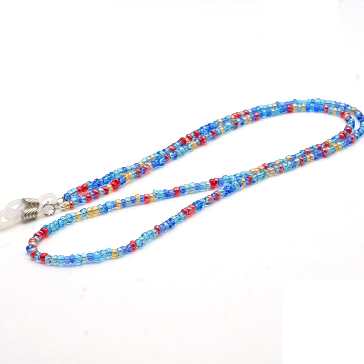 Multicolored Beaded Eyewear Retainer Chain Stornfield