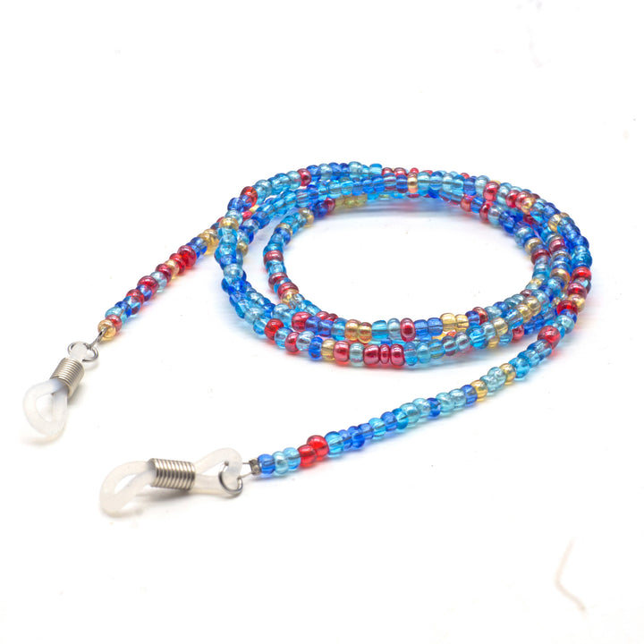 Multicolored Beaded Eyewear Retainer Chain Stornfield