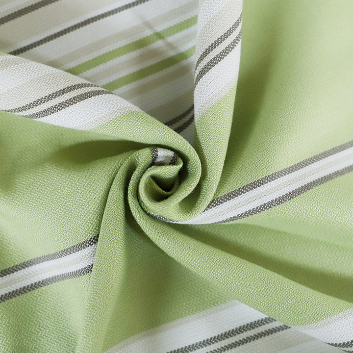 Structured pillowcase with modern stripes