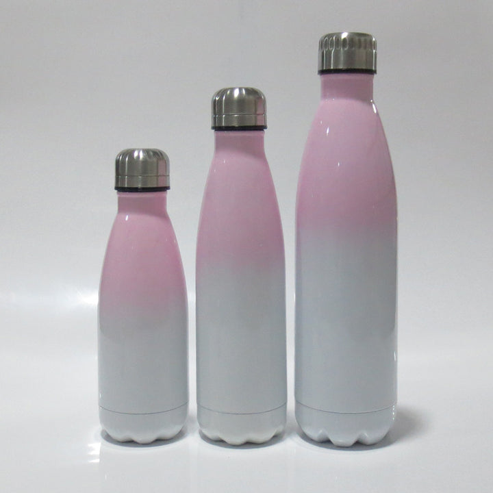 Ladies stainless steel insulated bottle with innovative grip surface Stornfield