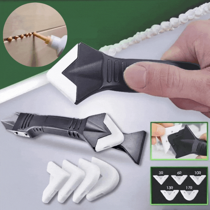 3-in-1 Caulking Tool + 5 Bonus Heads FREE Today Only! | Stornfield