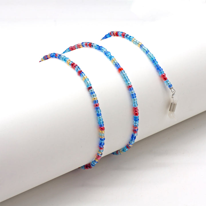 Multicolored Beaded Eyewear Retainer Chain Stornfield