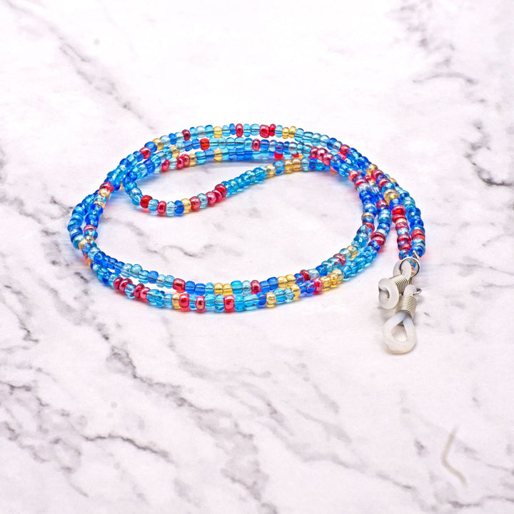 Multicolored Beaded Eyewear Retainer Chain Stornfield