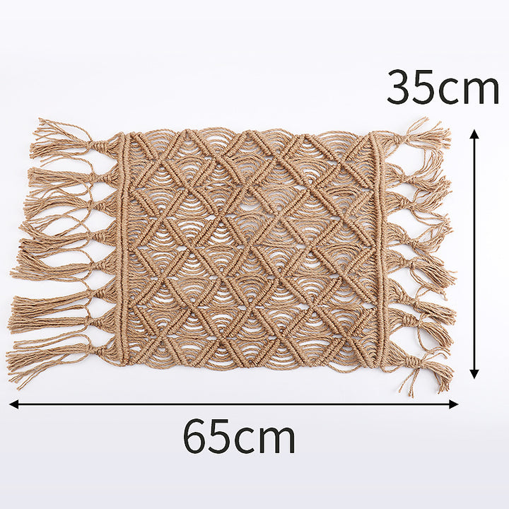 Decorative Macrame Placemat Stornfield