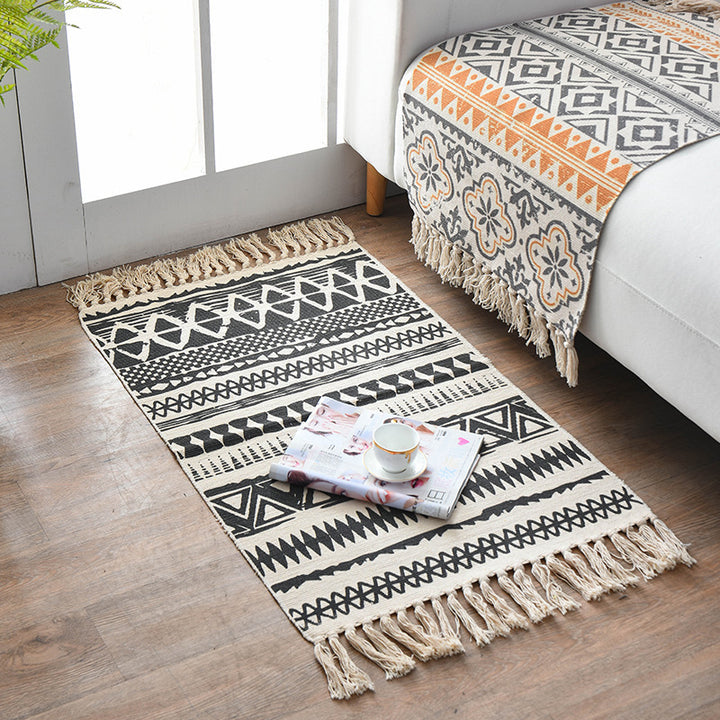 Geometric Pattern Area Rug for Living Room