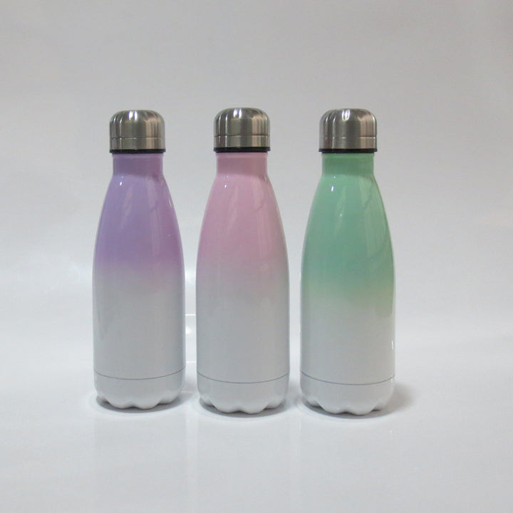 Ladies stainless steel insulated bottle with innovative grip surface Stornfield