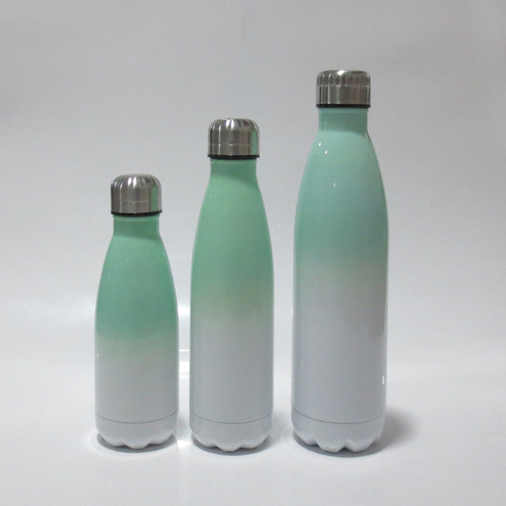 Ladies stainless steel insulated bottle with innovative grip surface Stornfield