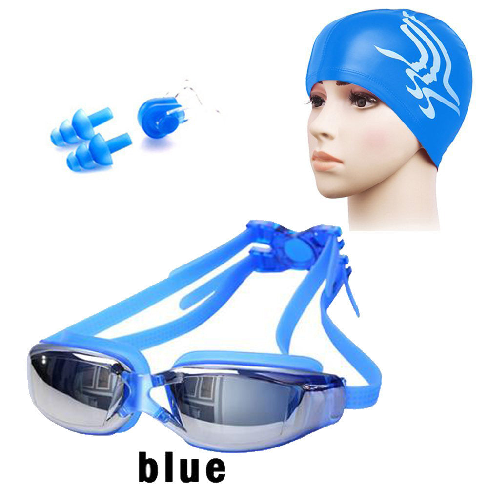 Swim set with ergonomic swim goggles and comfortable cap Stornfield