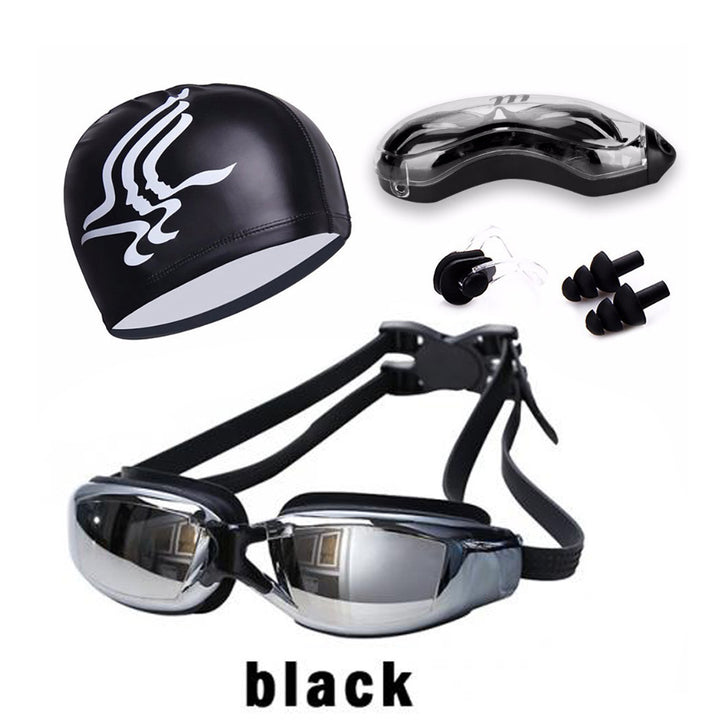 Swim set with ergonomic swim goggles and comfortable cap Stornfield