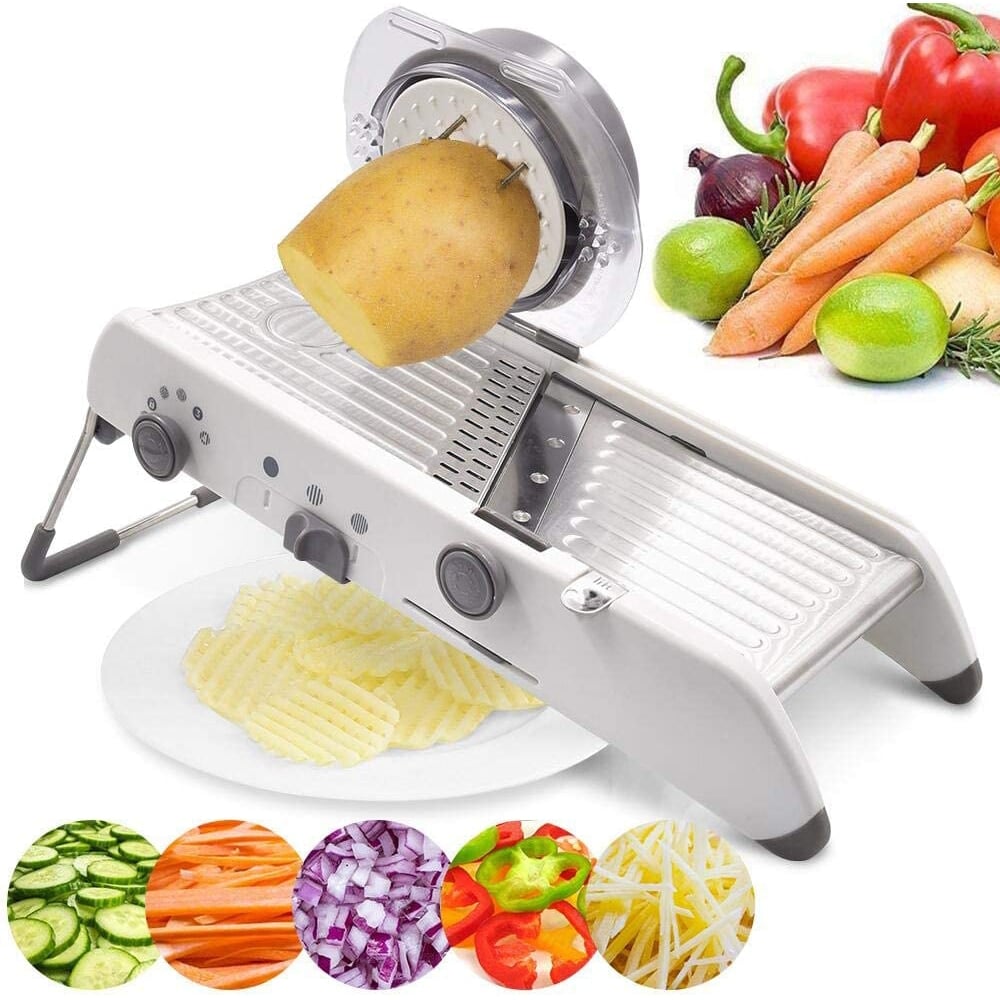 Stornfield | ProSlice Mandoline Vegetable Slicer – Adjustable Stainless Steel Blades for Precision Cutting