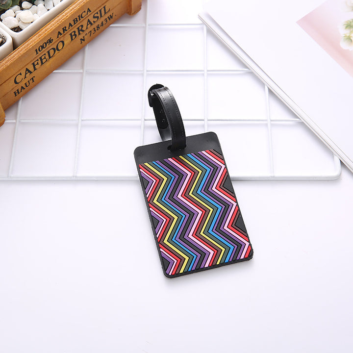 Unisex Geometric Pattern Travel Luggage Tag Stornfield