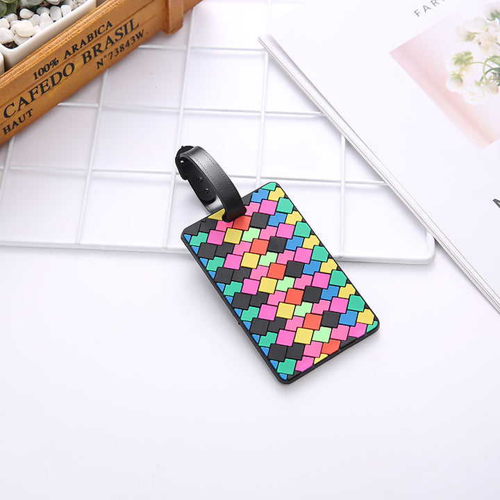 Unisex Geometric Pattern Travel Luggage Tag Stornfield