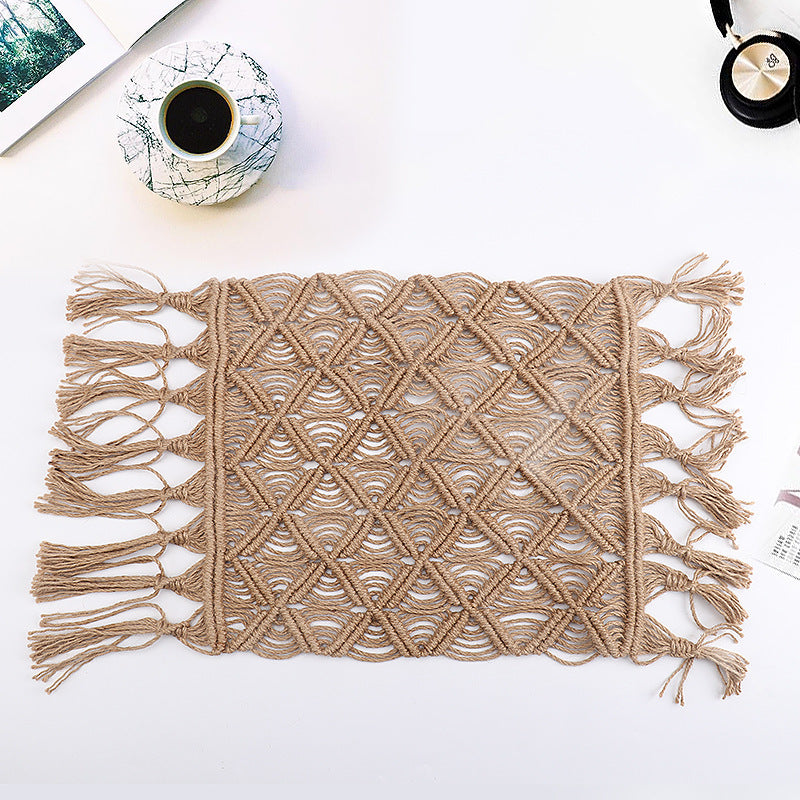 Decorative Macrame Placemat Stornfield