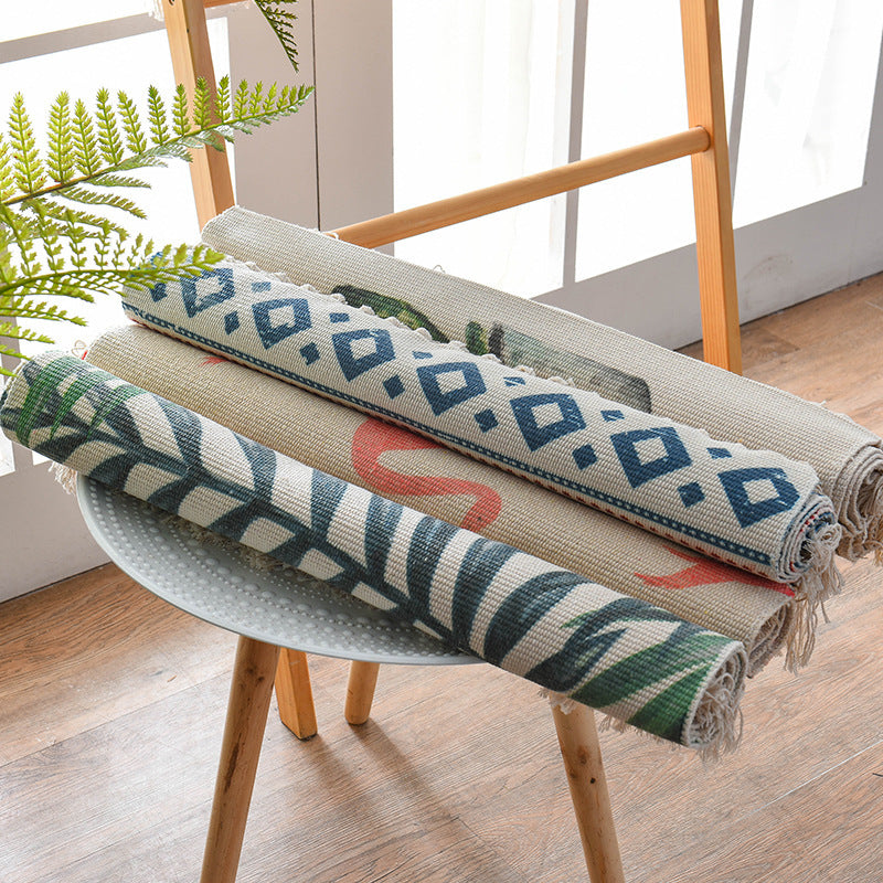 Geometric Pattern Area Rug for Living Room