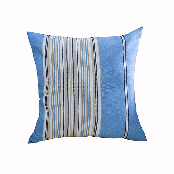 Structured pillowcase with modern stripes