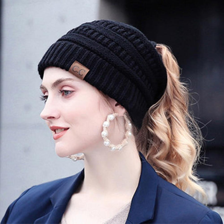 Knit Ponytail Beanie | Stornfield