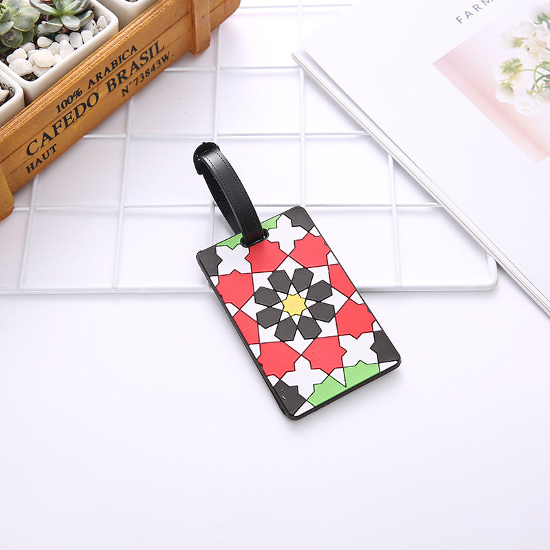 Unisex Geometric Pattern Travel Luggage Tag Stornfield