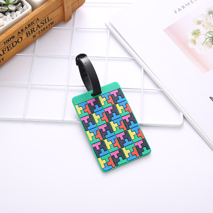 Unisex Geometric Pattern Travel Luggage Tag Stornfield