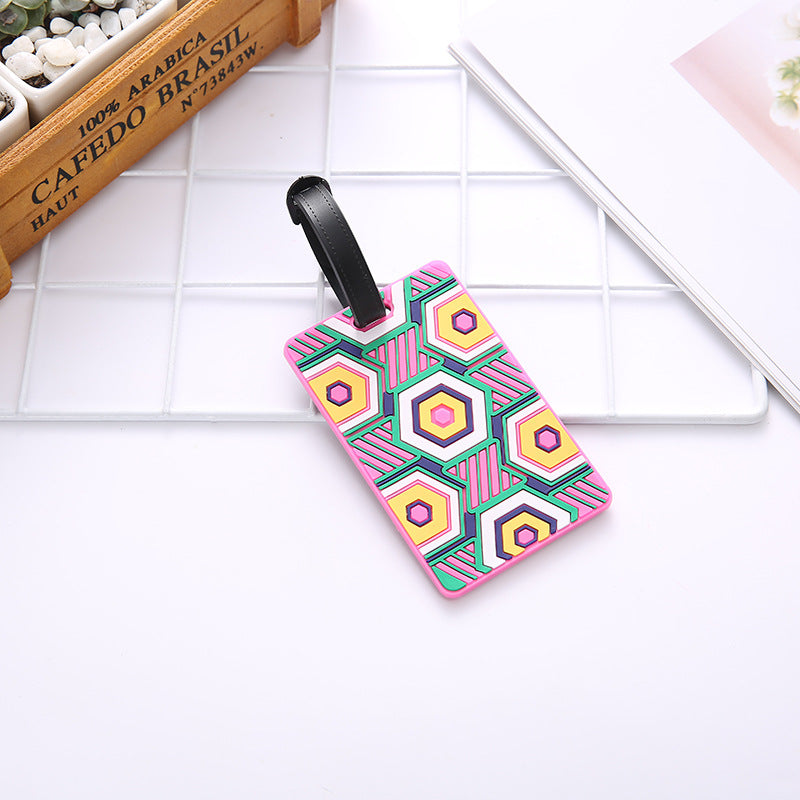 Unisex Geometric Pattern Travel Luggage Tag Stornfield