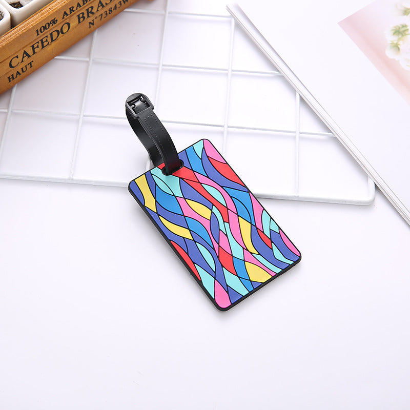 Unisex Geometric Pattern Travel Luggage Tag Stornfield