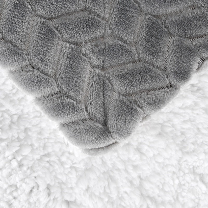 Women's cozy and warm fleece blanket with high collar Stornfield