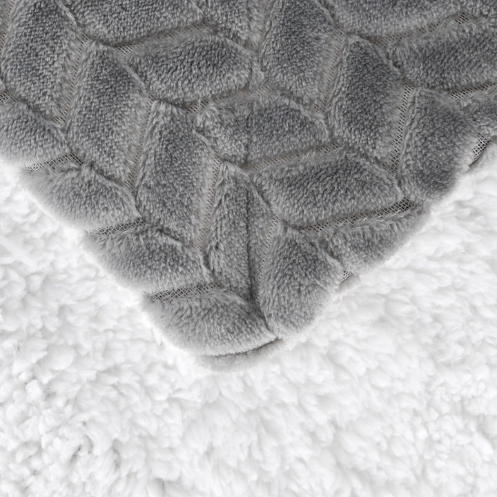 Women's cozy and warm fleece blanket with high collar Stornfield
