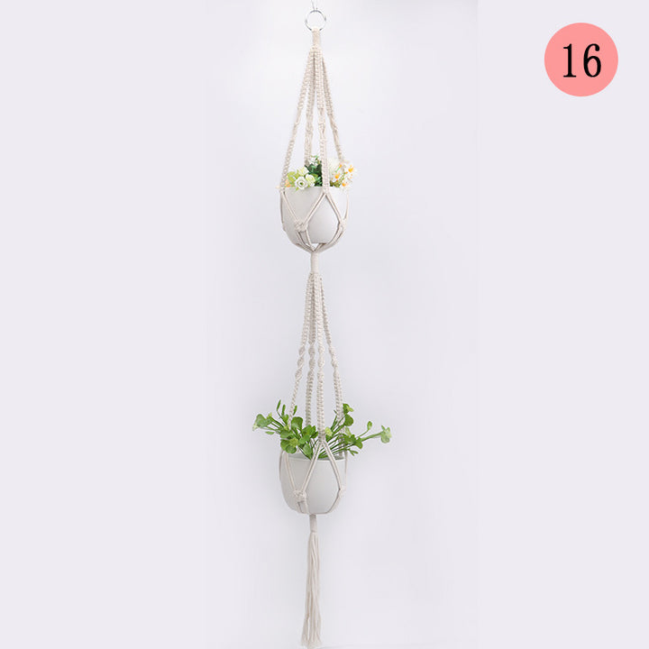 Plant-hanging macrame shelf Stornfield