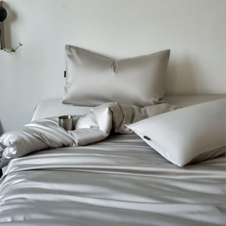 Cooling Tencel Cotton Bedding Set, solid color