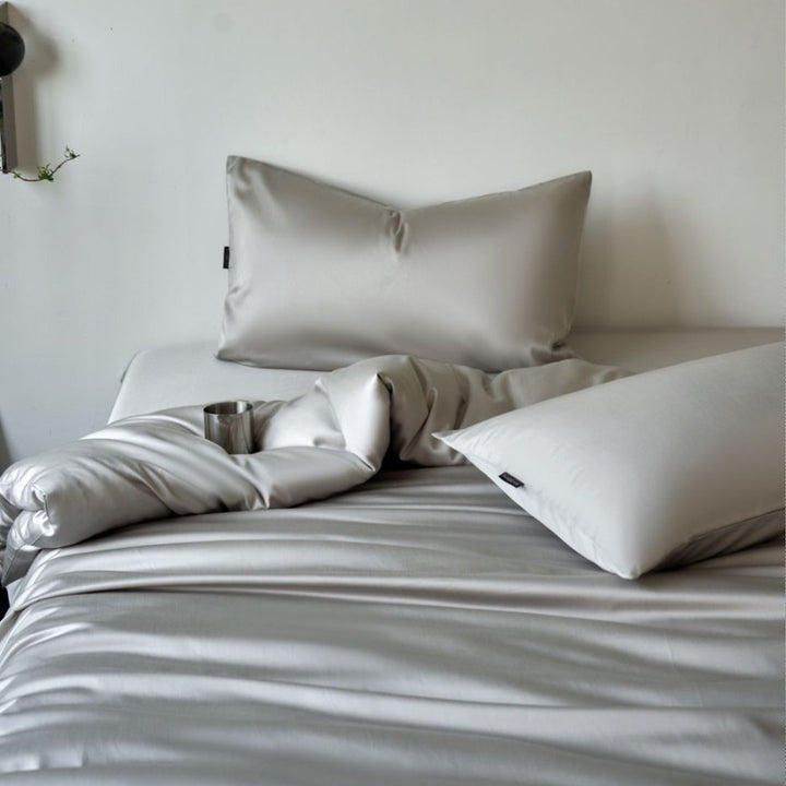 Cooling Tencel Cotton Bedding Set, solid color