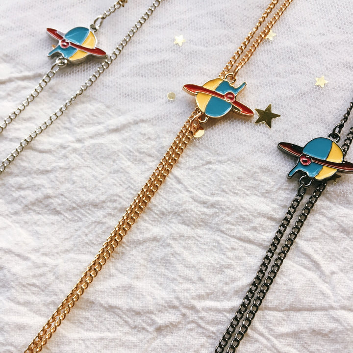 Filigree Necklace with Colorful Pendant Stornfield