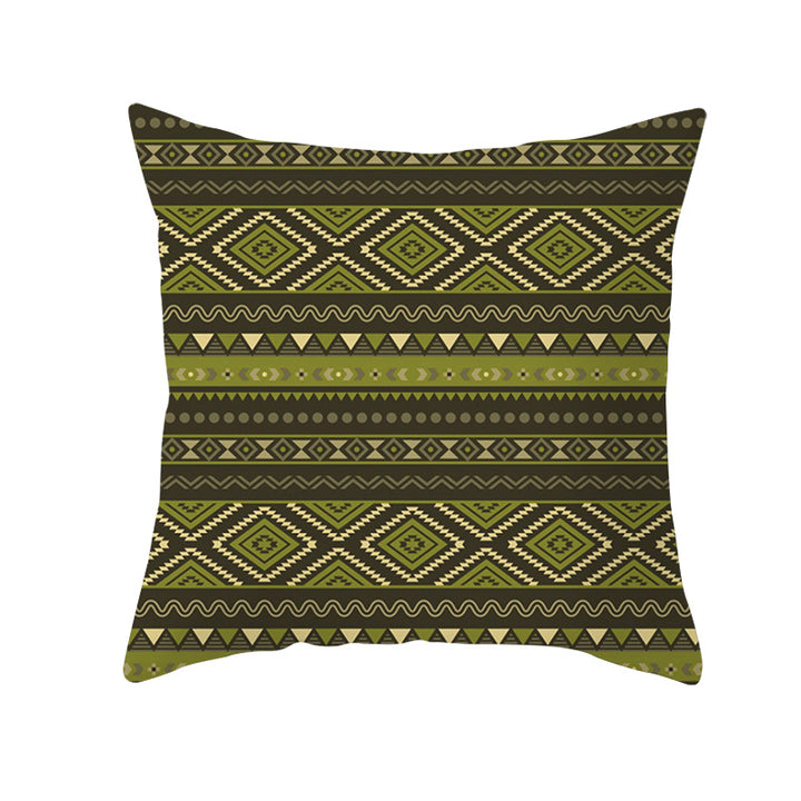 Bohemian Mandala Decorative Square Pillow Cover with Hidden Zipper