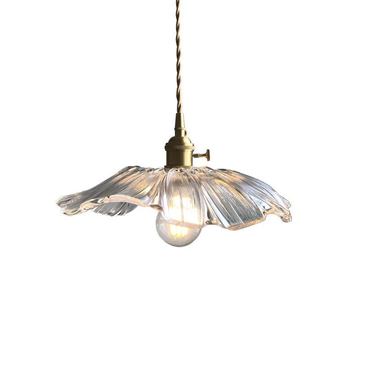 Elegant Shell-Shaped Pendant Light Fixture