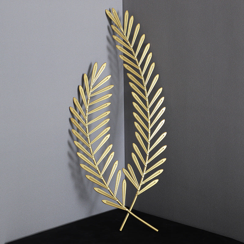 Decorative Metal Leaf Wall Art Stornfield