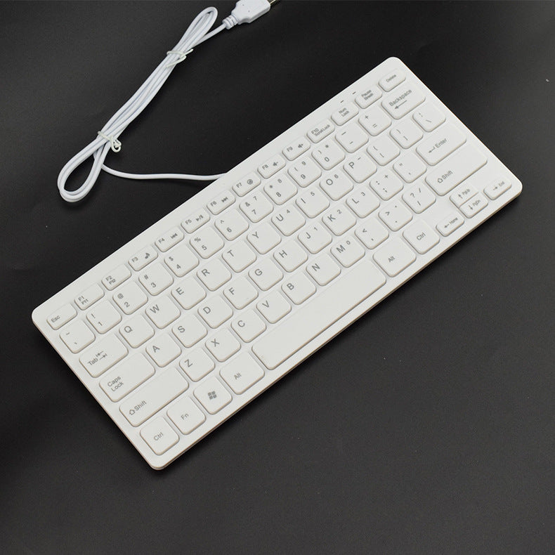 Flat USB keyboard with quiet keystrokes Stornfield