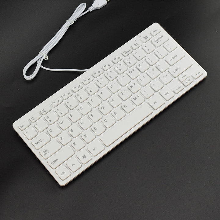 Flat USB keyboard with quiet keystrokes Stornfield
