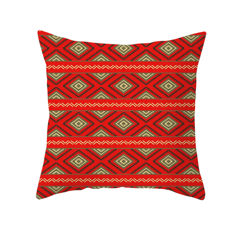 Bohemian Mandala Decorative Square Pillow Cover with Hidden Zipper