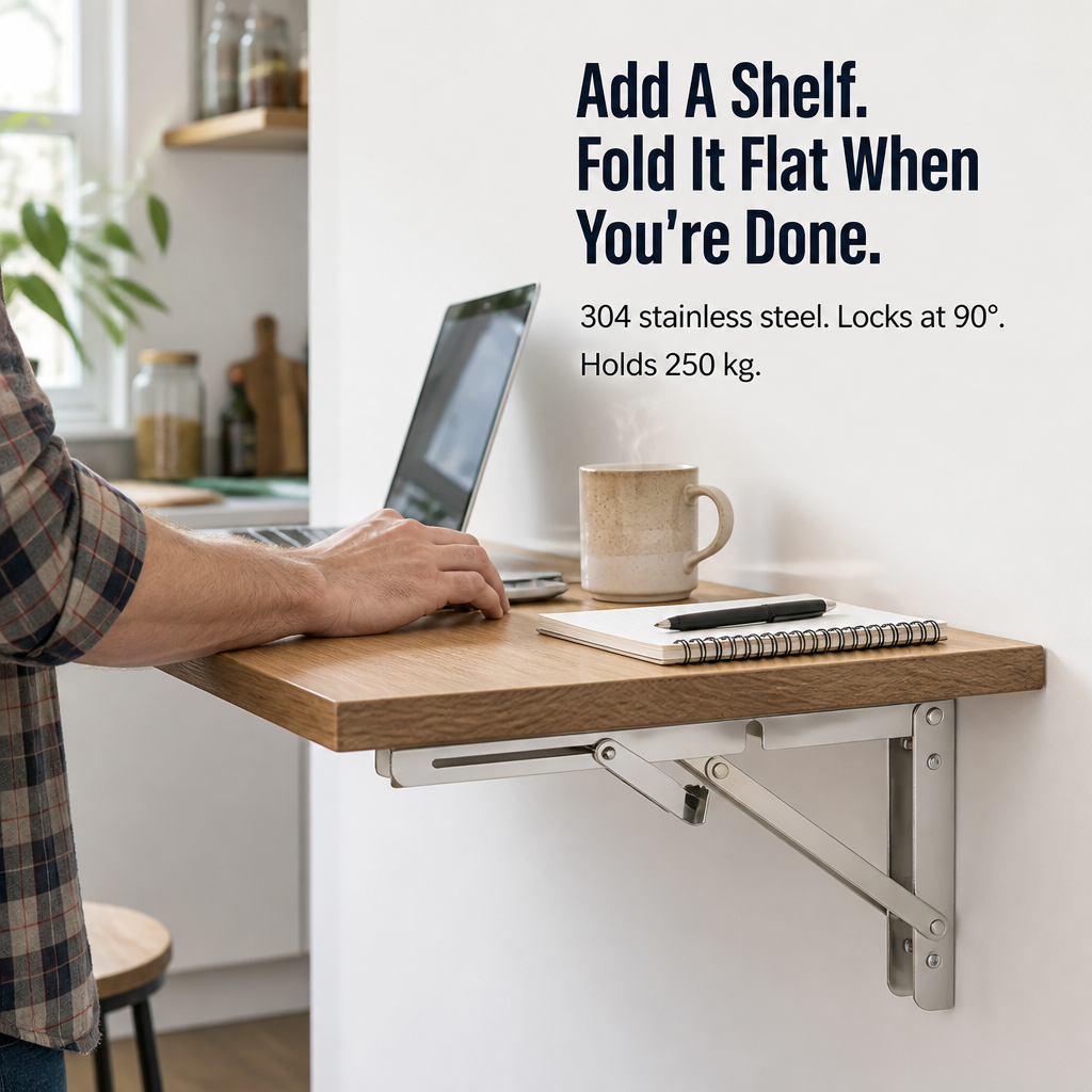 FlexiMount Folding Consoles made of Stainless Steel | Stornfield