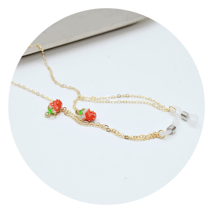 Decorative Strawberry Pendant Eyewear Chain Stornfield