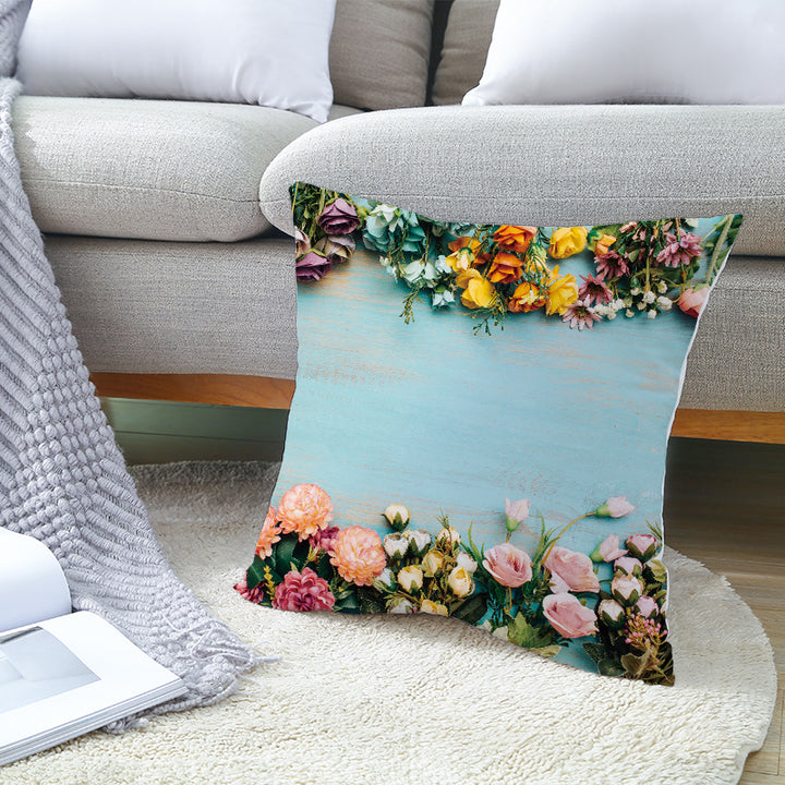 Tropical Pineapple and Banana Pattern Decorative Throw Pillow Cover