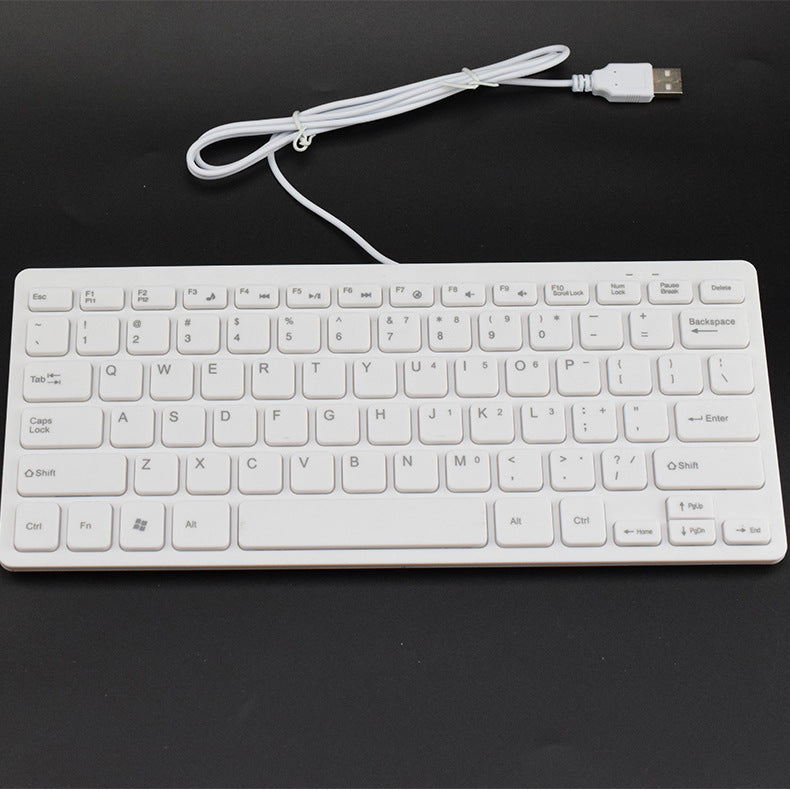 Flat USB keyboard with quiet keystrokes Stornfield