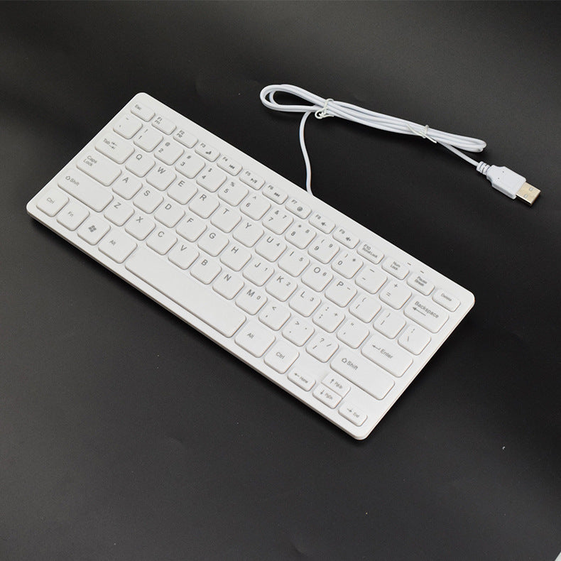 Flat USB keyboard with quiet keystrokes Stornfield