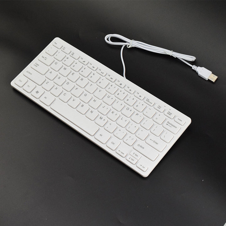 Flat USB keyboard with quiet keystrokes Stornfield