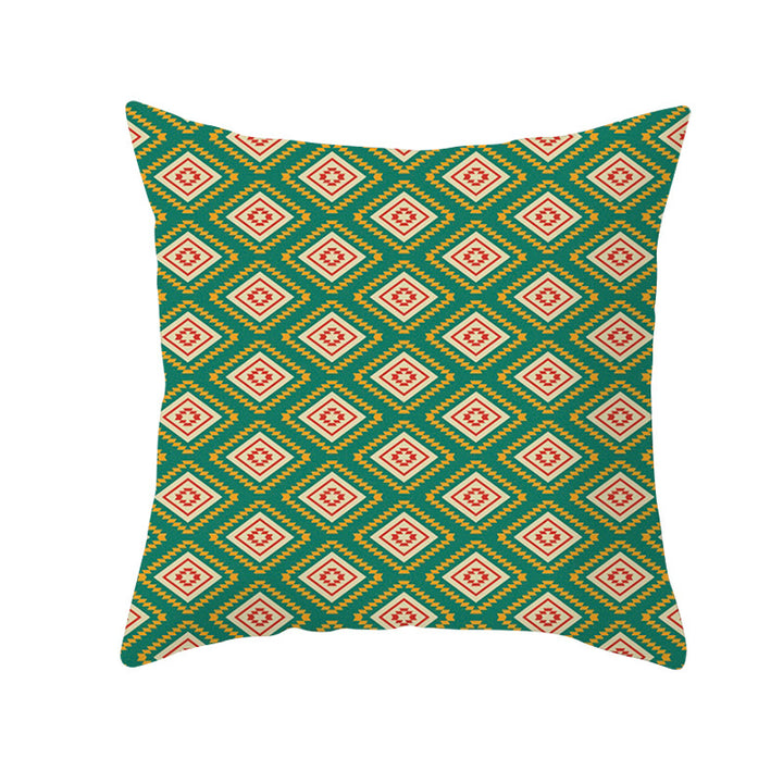 Bohemian Mandala Decorative Square Pillow Cover with Hidden Zipper