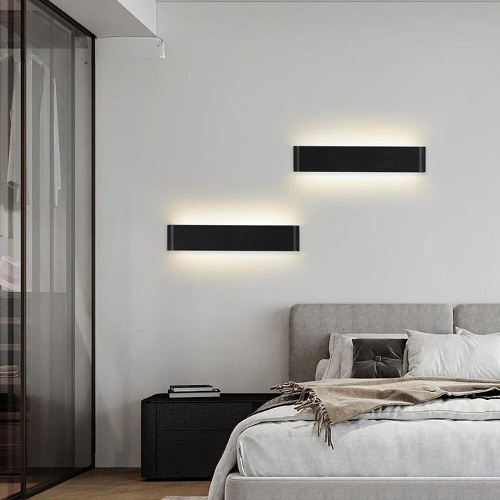 Stornfield | Nordic LED Wall Light - Modern Brushed Aluminum Indoor Wall Sconce