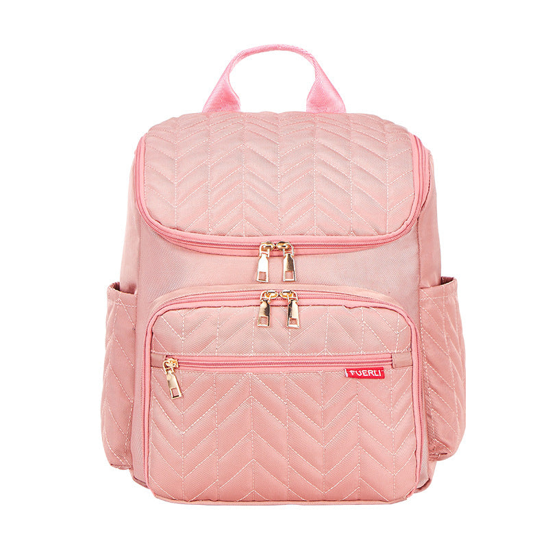 Elegant Quilted Multi-Compartment Backpack Stornfield