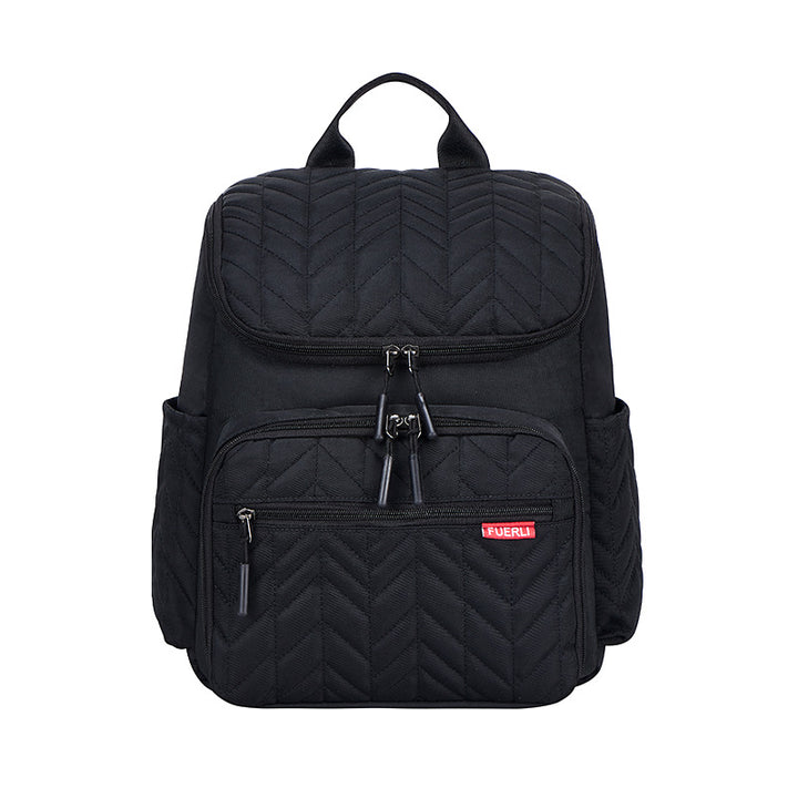 Elegant Quilted Multi-Compartment Backpack Stornfield
