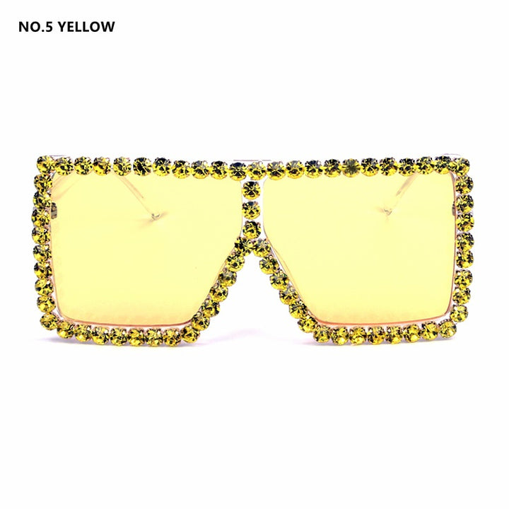 Women's oversized sunglasses with sparkly crystal frame Stornfield