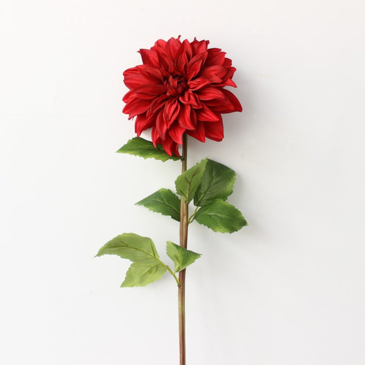 Lifelike Decorative Dahlia Stem