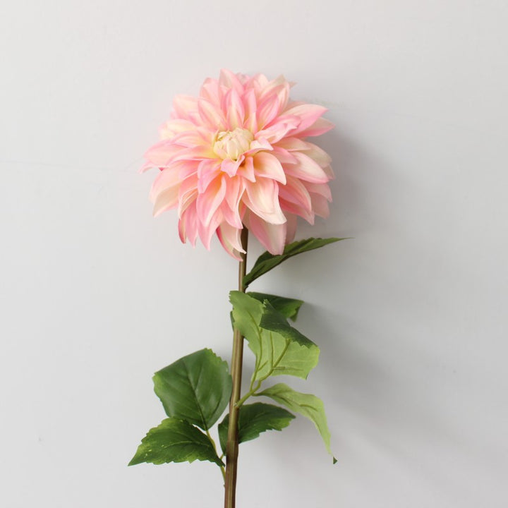 Lifelike Decorative Dahlia Stem